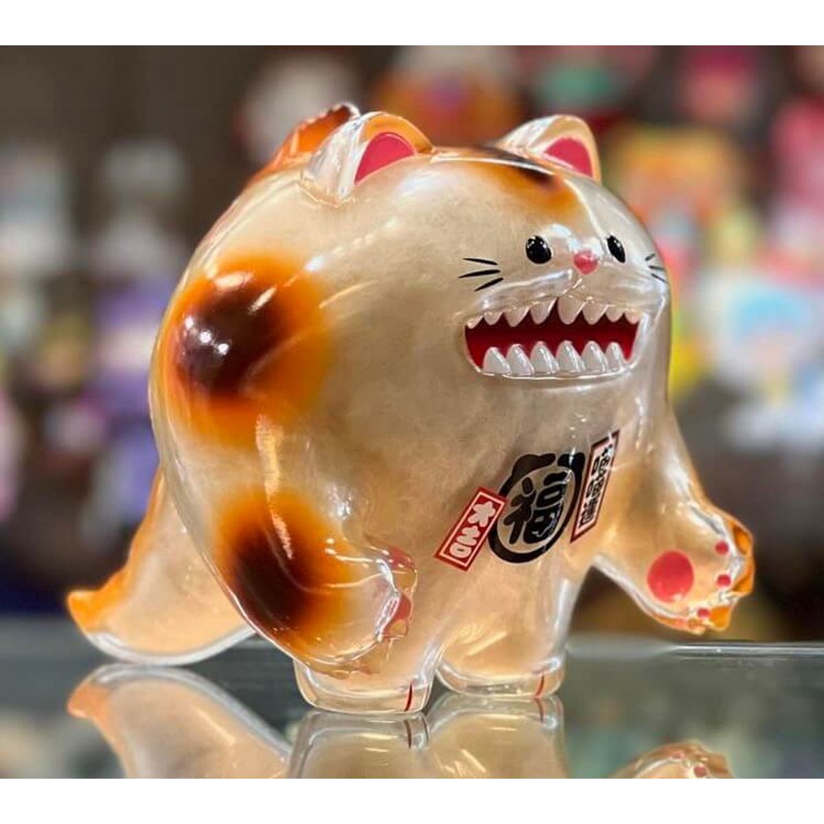 Woooody Lucky Fluffy Cat