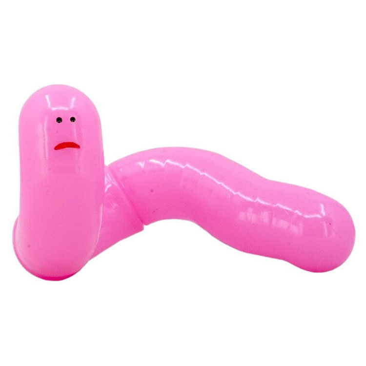 Wurrms Pink Wrigglers (Frowning) by Joe Somers