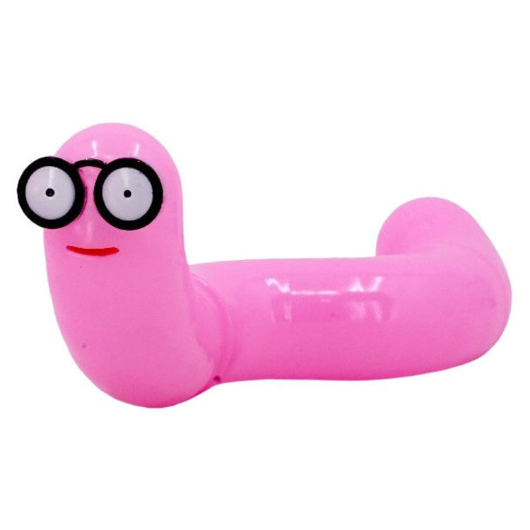 Wurrms Pink Wrigglers (Glasses) by Joe Somers