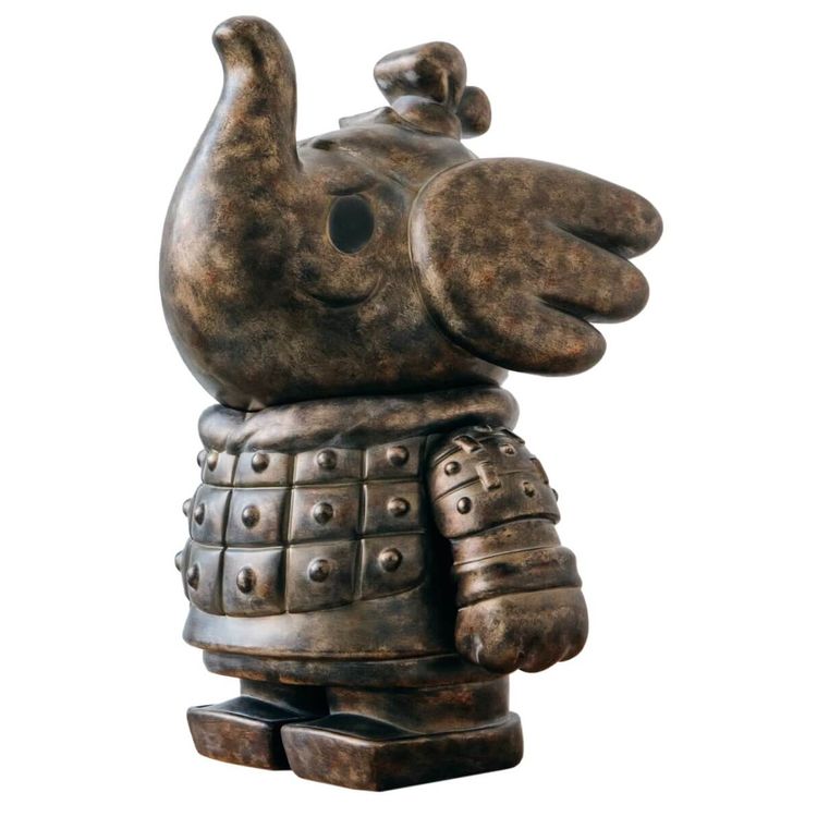 XL Elfie Terra Cotta Warrior Statue by Too Natthapong