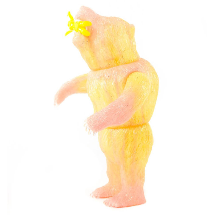 YELLOW + PINK GID DOUBLE POUR HOLOGRAPHIC GLITTER MARBLED KESAGAKE by Rampage Toys (Jon Malmstedt)