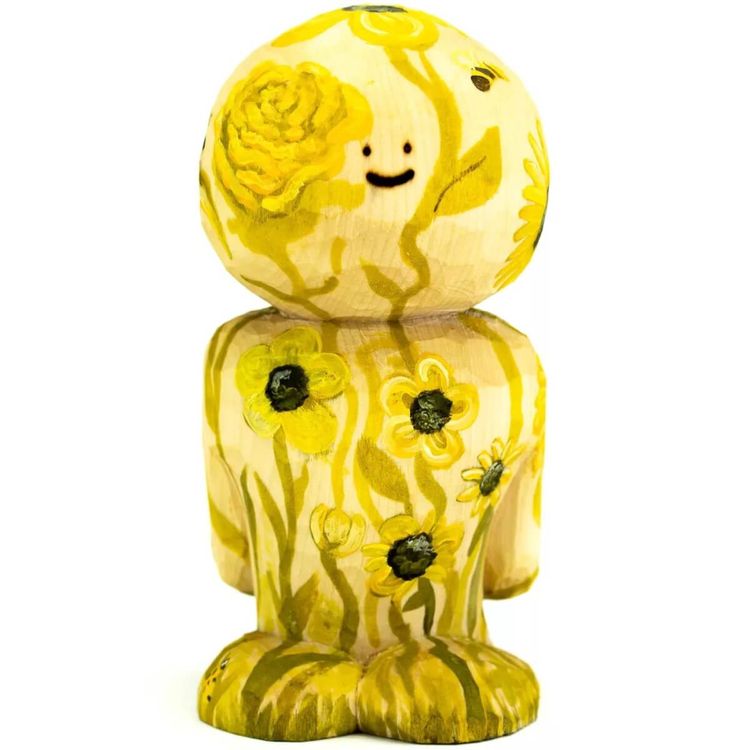 Y – The Figure (Yellow Flowers) by Karma Cartoons (Christian John Brunner)