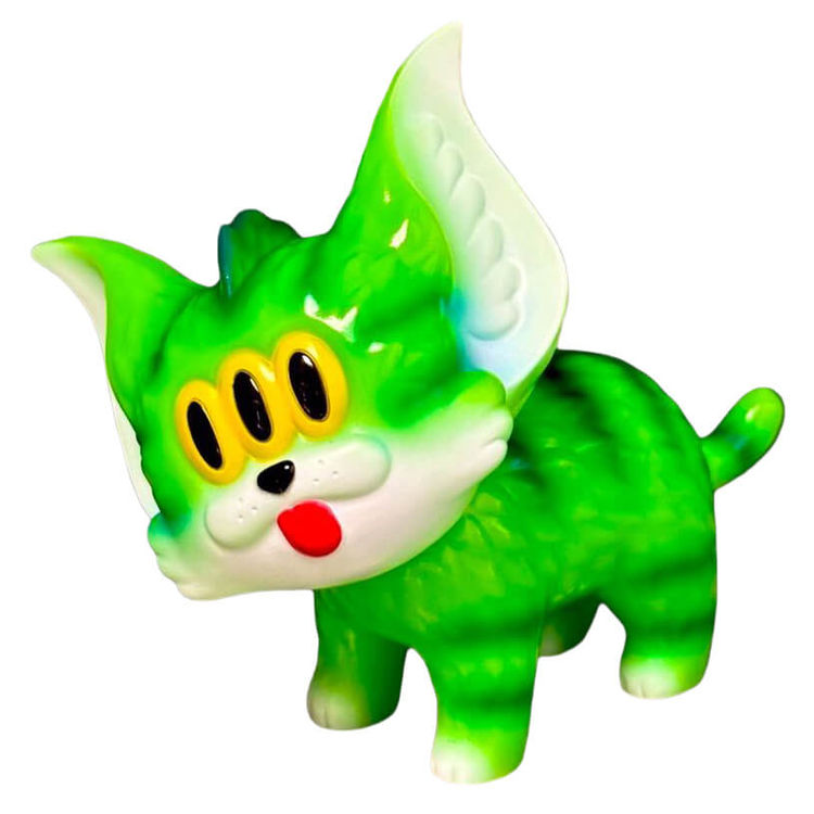 Yanchar Cat Striped Green by Art Junkie (Shinichiro AJ Kato)