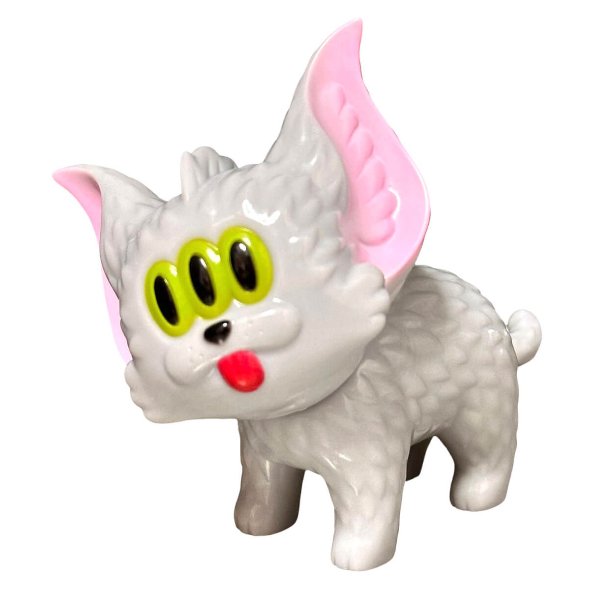 Yanchar Cat White with Green Eyes