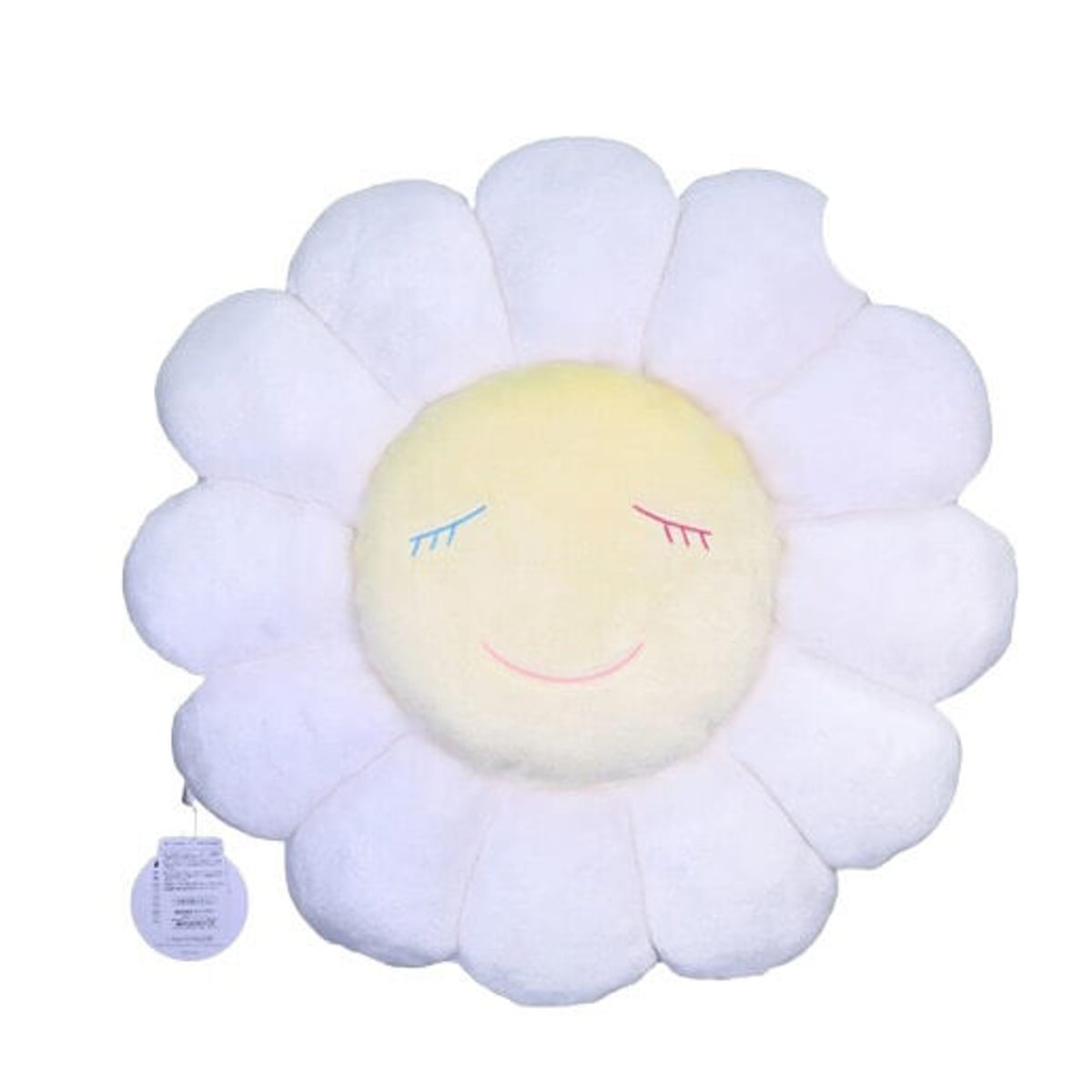 White/Yellow - Takashi Murakami Flower Plush 60cm