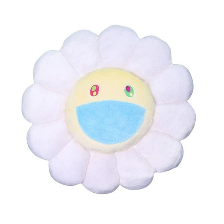 White/Yellow - Takashi Murakami Flower Plush 60cm by Takashi Murakami