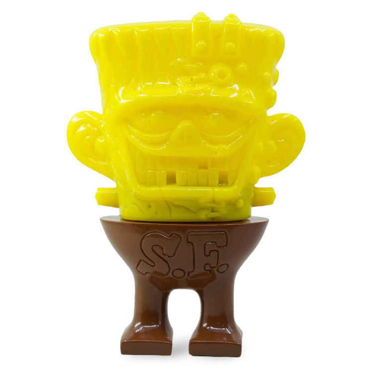 Yellow Brown Franken Crack by Knuckle (Little Chop Design)