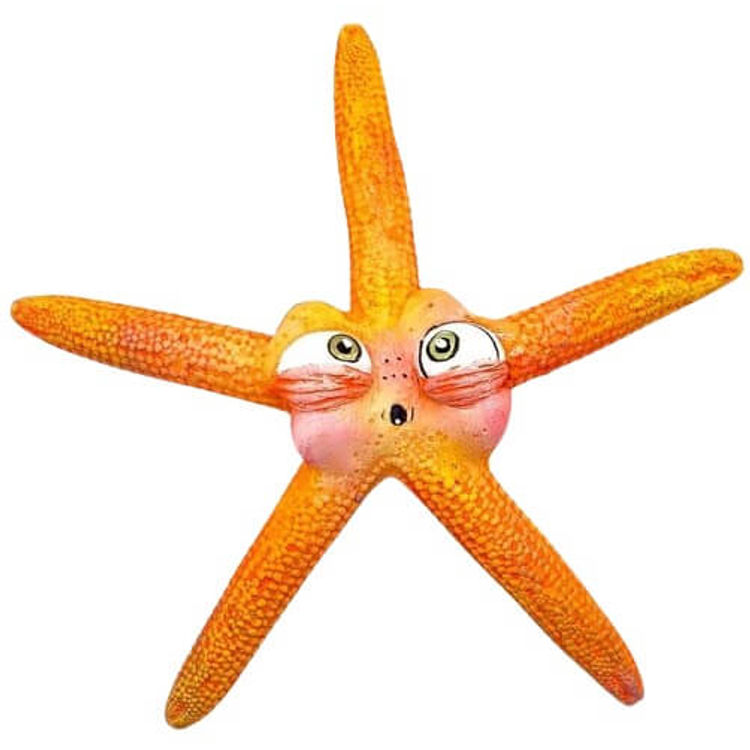 Yellow Buncha Starfish by One Eyed Girl (Kasey Tararuj)
