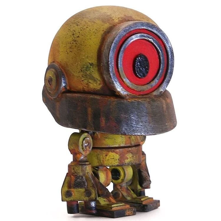 Yellow UMEDROID by UME Toys (Richard Page)