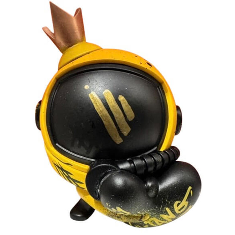Yellow & Black Jae the Lovestronaut by Jae Martin