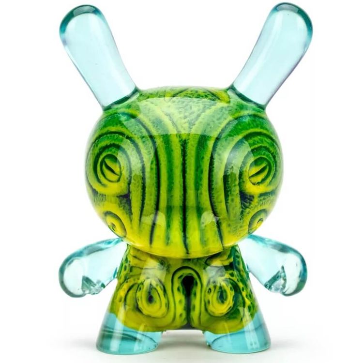 Yellow and Green Octo Dunny Prototype by American Gross (Josh Kimberg)