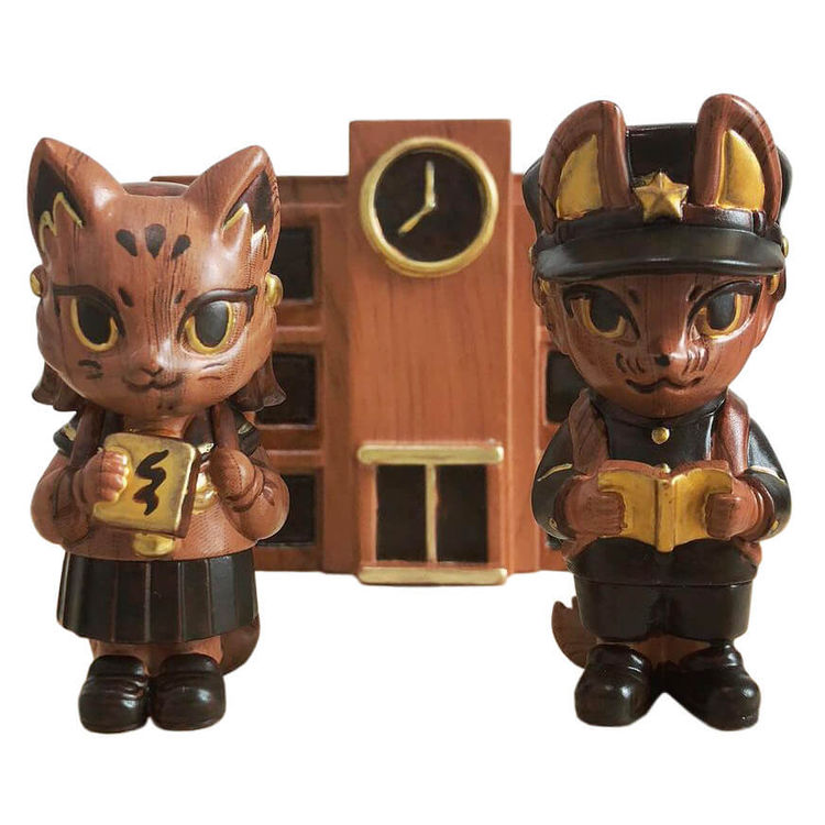 Youkai Student Set Mahogany by Genkosha