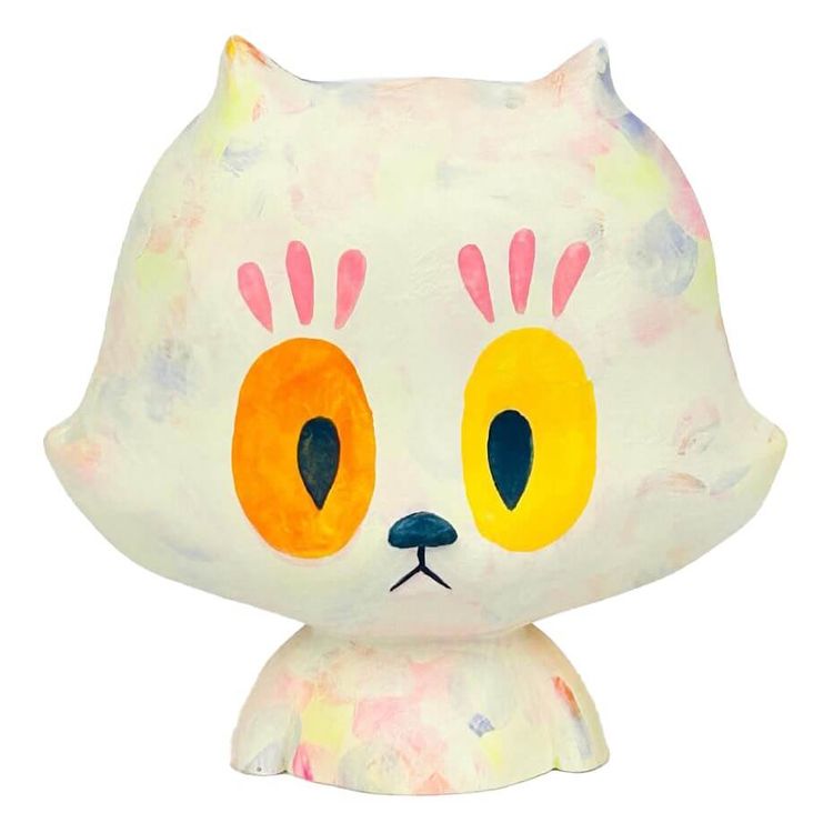 Yuurei Neko Sama (Orange Left Eye) by Michael Chuah