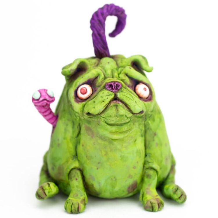 Zombie Pugkin (Green edition) by Pickled Circus (Matthew Roby)