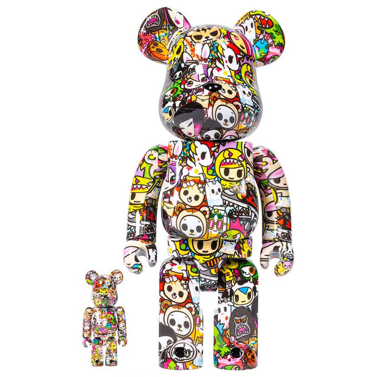 400% / 100% Bearbrick Tokidoki by Tokidoki (Simone Legno)
