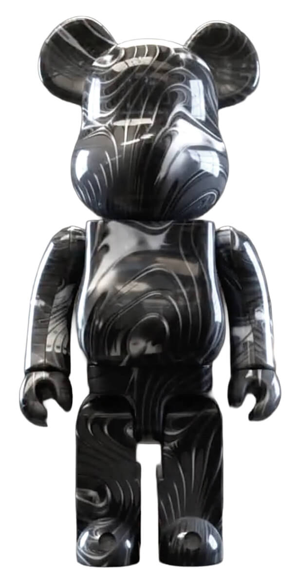 Bearbrick 400%+100% MEDICOM TOY PLUS PINK GOLD CHROME V