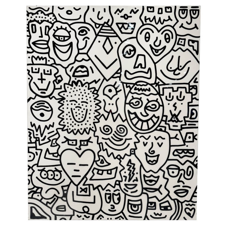White / Black Character Pattern by Pretty Done (Adam Rellah)
