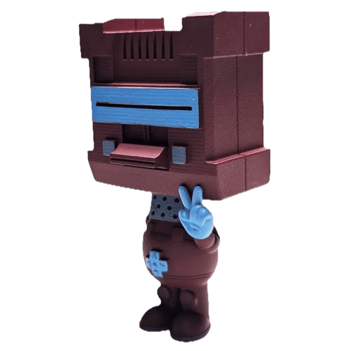  Burgundy Blue Fami-Bot