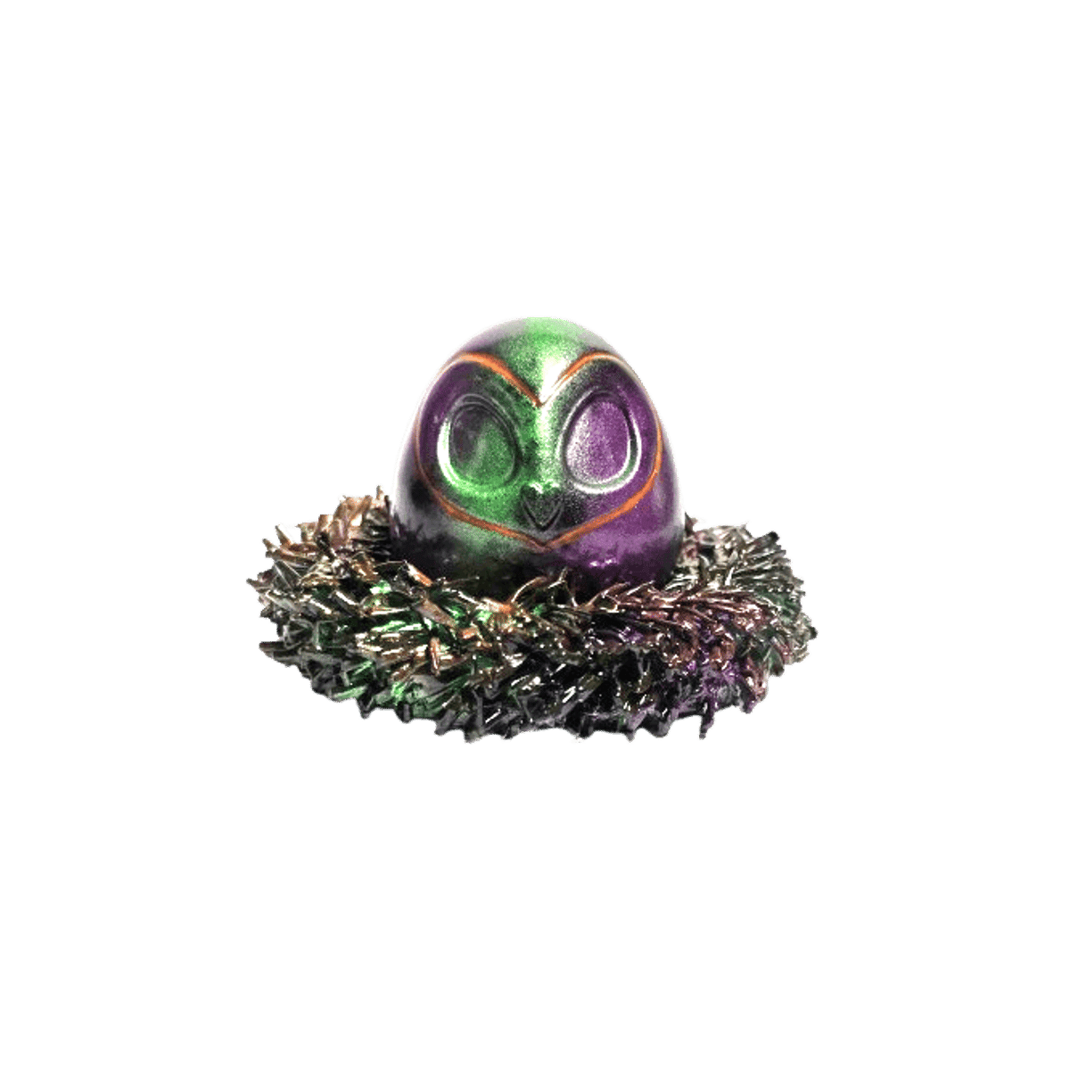 1" JujuOwl w/ Nest (Metallic Purple / Green)