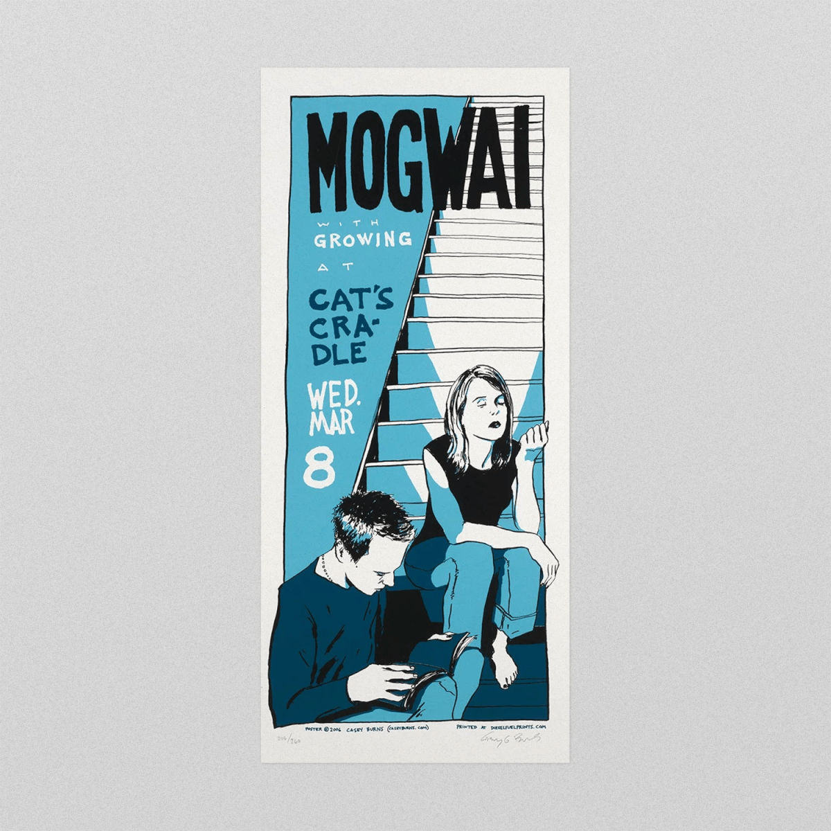 Mogwai / Growing Poster, Cat's Cradle, Carrboro NC, 2006