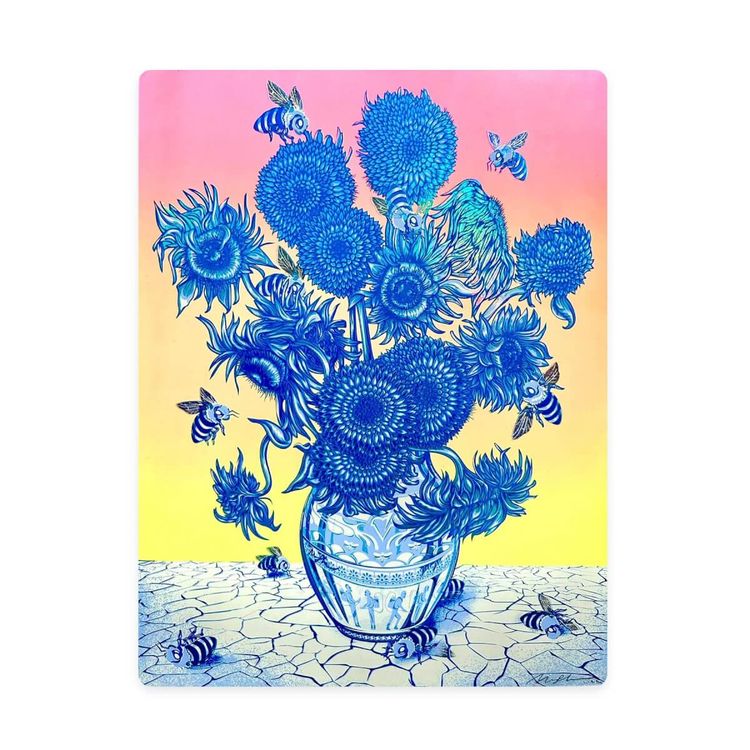 God Save The Bees - GID / Holographic by Marwan Shahin