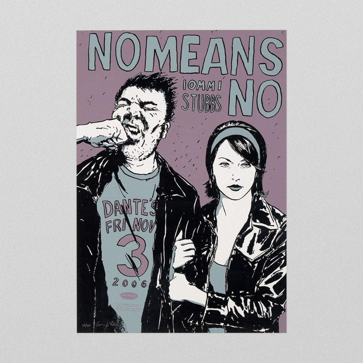 NoMeansNo / Iommi Stubbs Poster, Portland OR, 2006