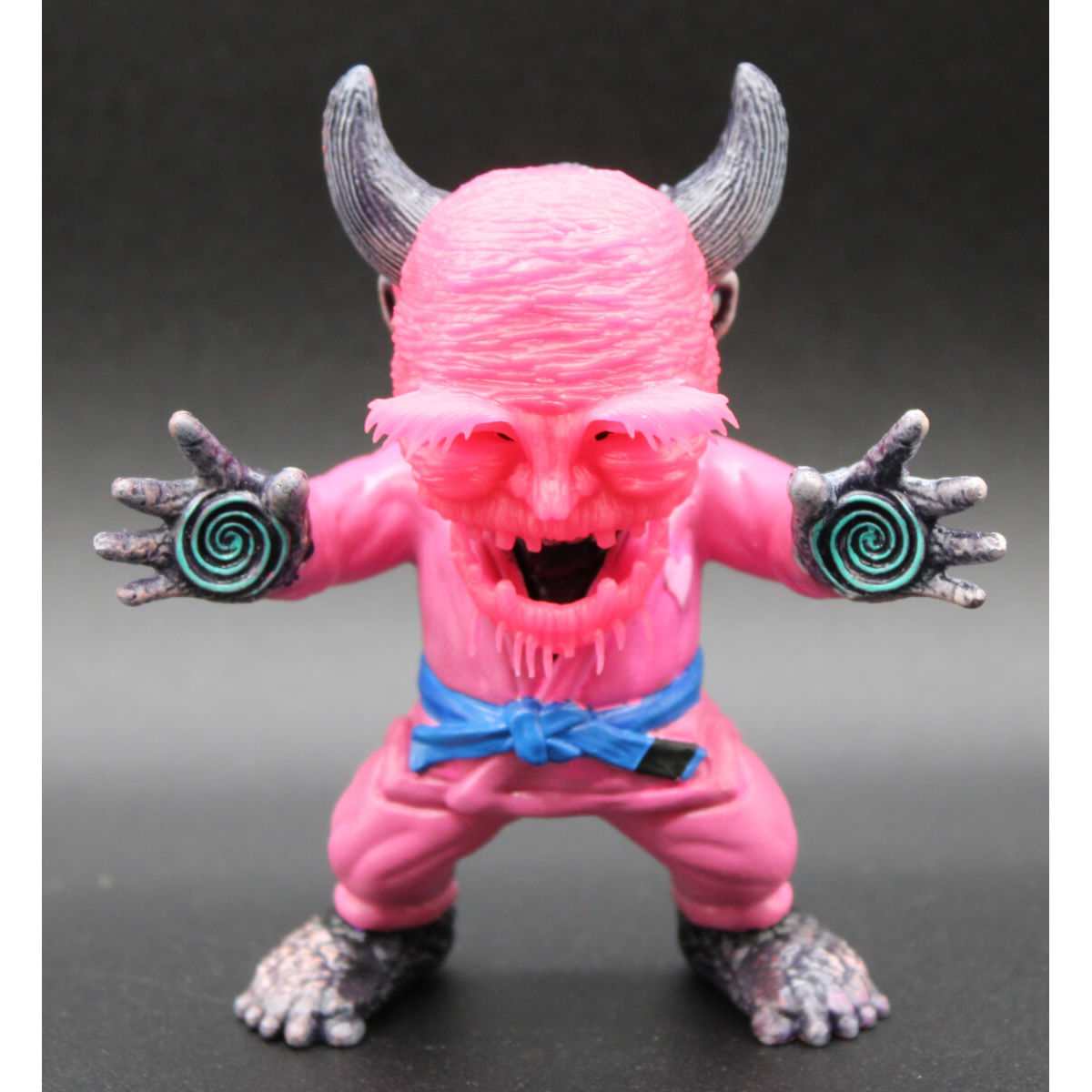 Jiujitsu Yōkai Blue Belt w/ Old Man River Mask