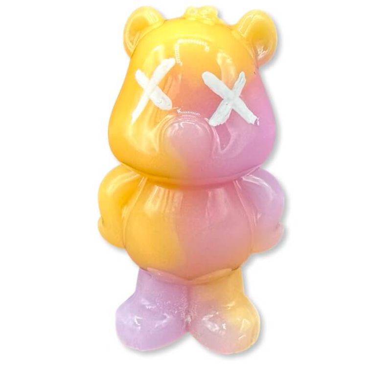Pink / Orange Swirl Ted by Deadpin 