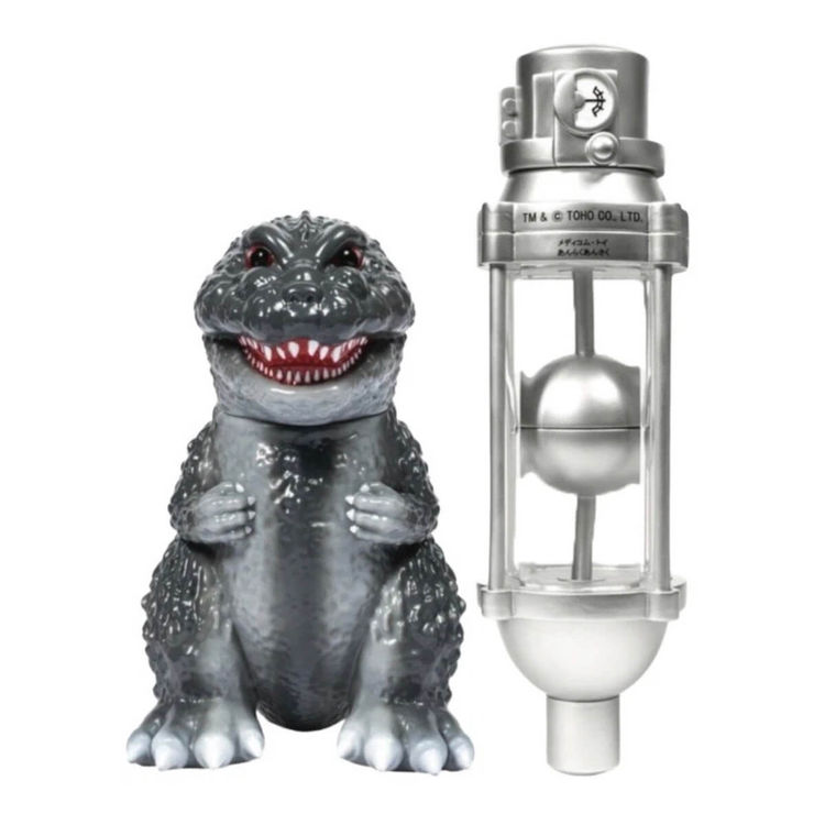 Godzilla 1954 Sofubi w/ Oxygen Destroyer by Anraku Ansaku
