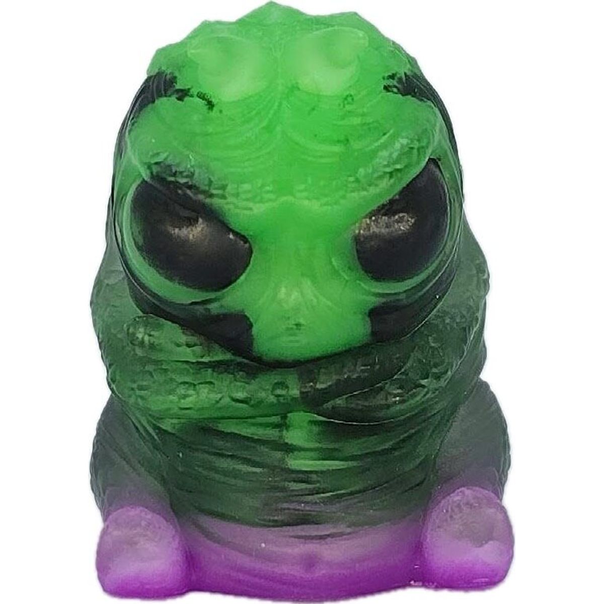 Green Skelly/ Purple Bottom - Double Cast Gus