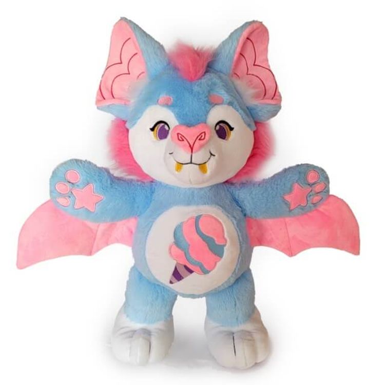 Fairy Floss Bat Plush by McMadmissile