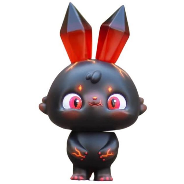 Volcano Ruby the Crystal Rabbit by Tangent