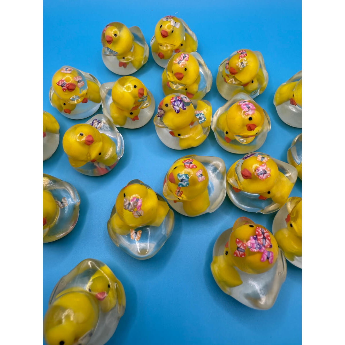 Rubber Ducky w/ butterflies