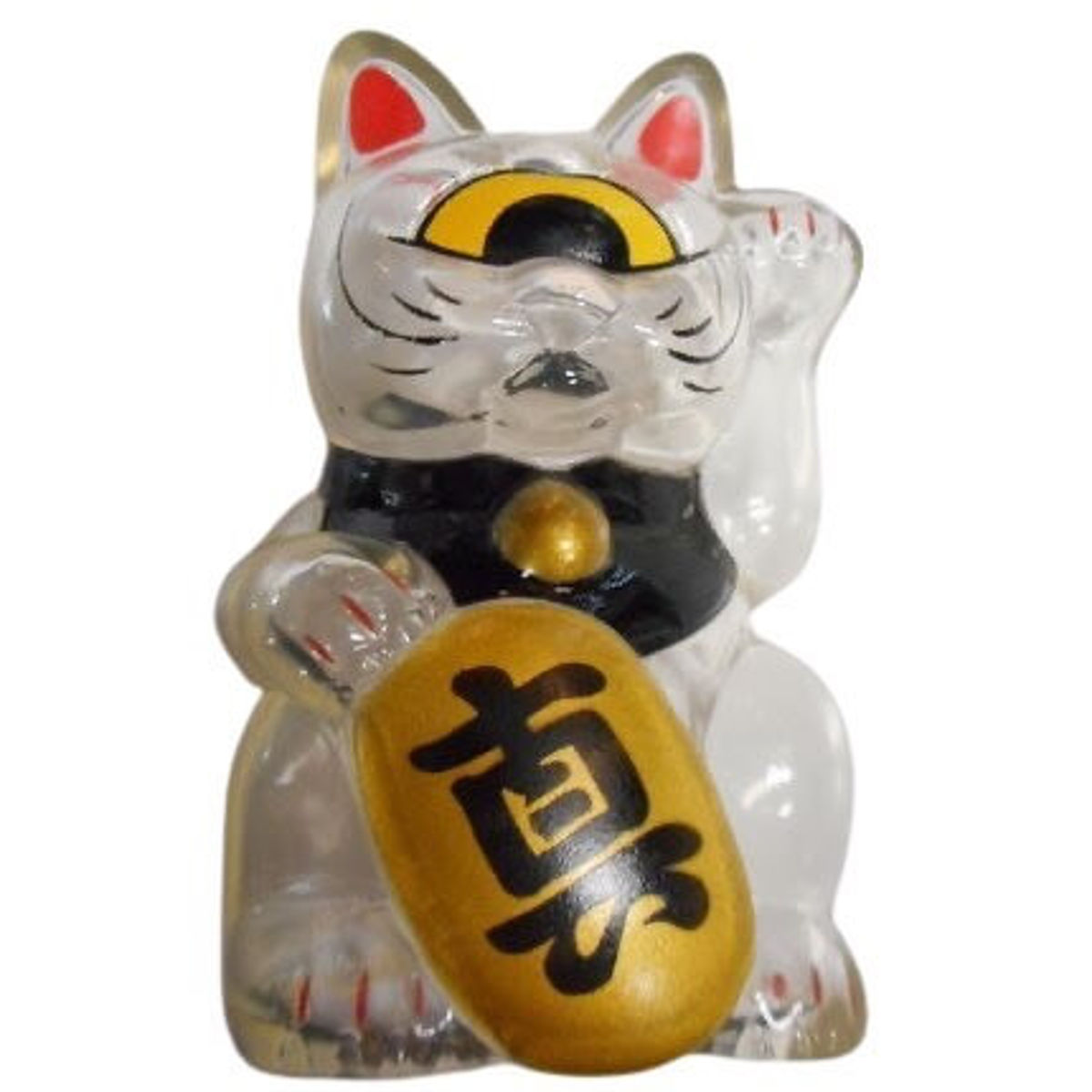 Fortune Cat Baby  ( clear molding / ear black )