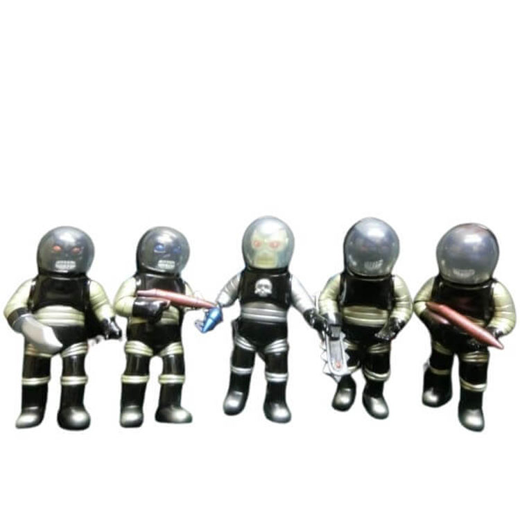 Toigurafu DeathClimax SPACETROOPERPLATOON1 (black molding / normal type) ♯6 5 species set by Toygraph