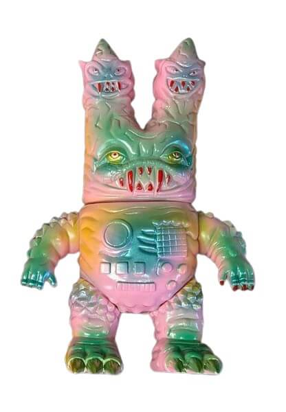 Red Teeth/ pink green - one off