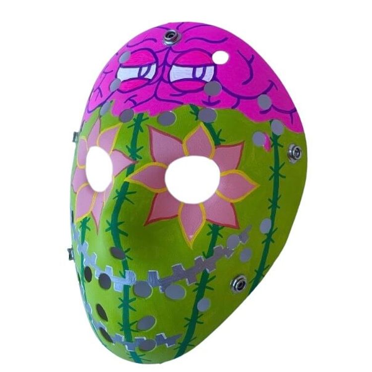cactus brain Jason mask by Inktuce