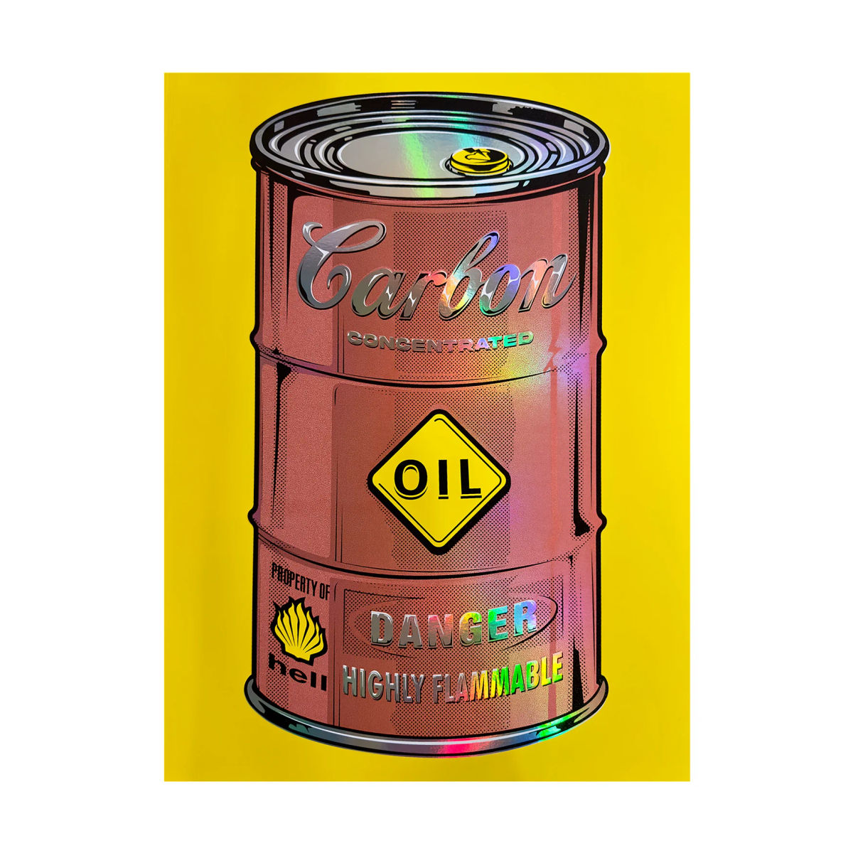 0ILY: HELL - Holographic Print