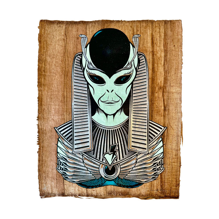 Alien: Encounter GID - Papyrus Print by Marwan Shahin