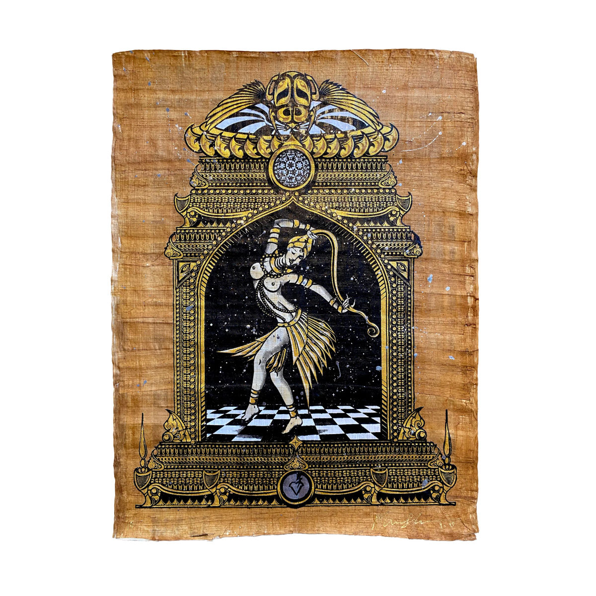 TEMPLE DANCER - Papyrus Print