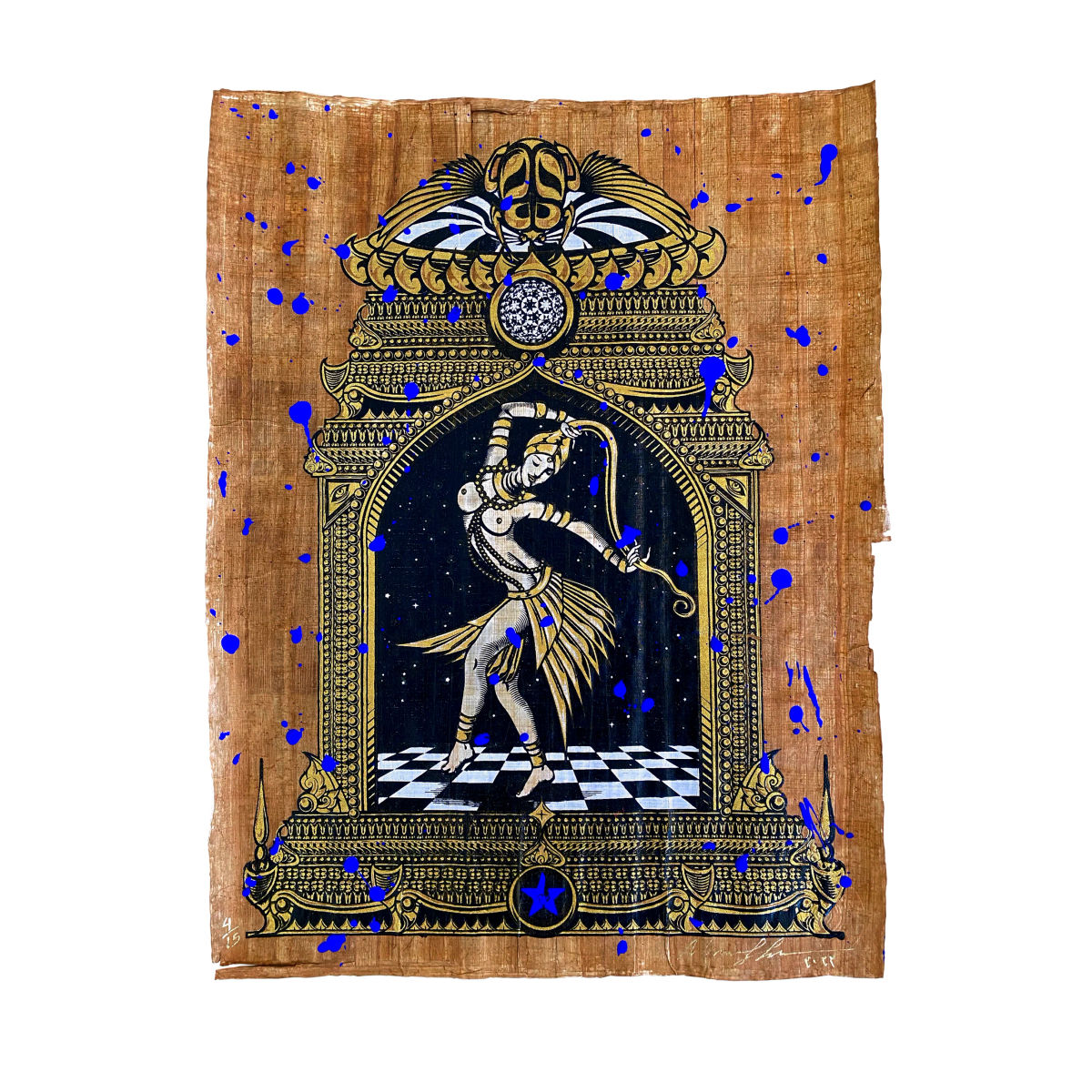 TEMPLE DANCER - Papyrus Print