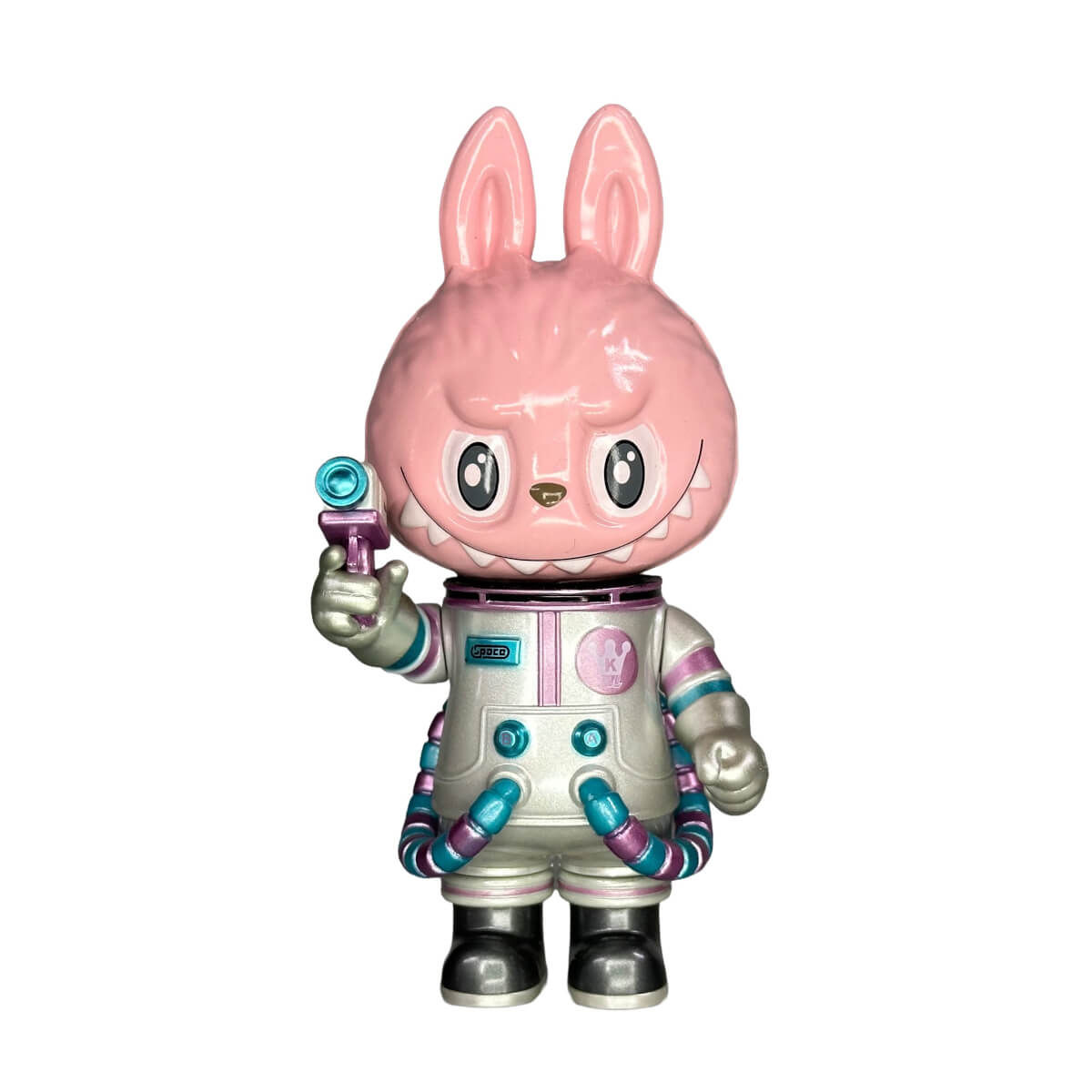 Labubu Space Army pink head