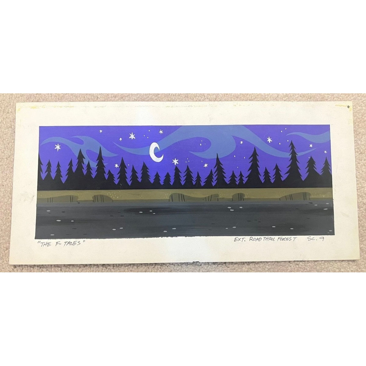 tim biskup animation cel fine art 