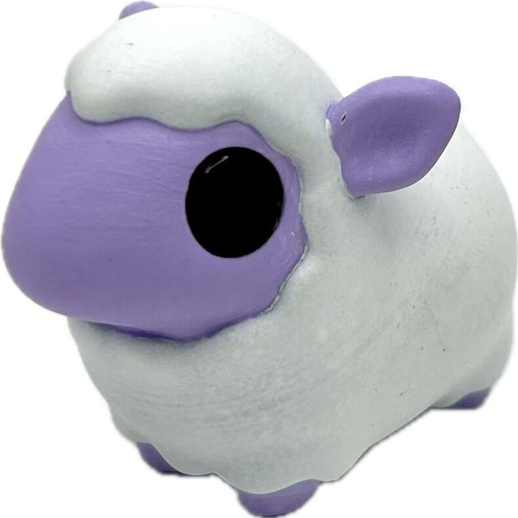 white and purple Sheep by The Lostlings
