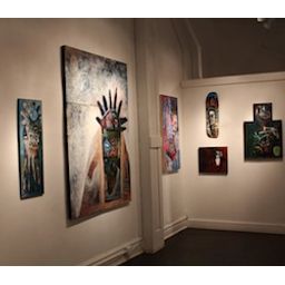 Wolves Tails Crossed Arrows and Canoes