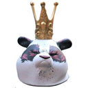 Panda King Head