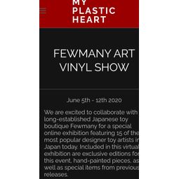 Fewmany Art Vinyl Show