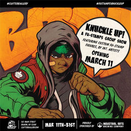 Knuckle Up! A FU-Stamps Group Show