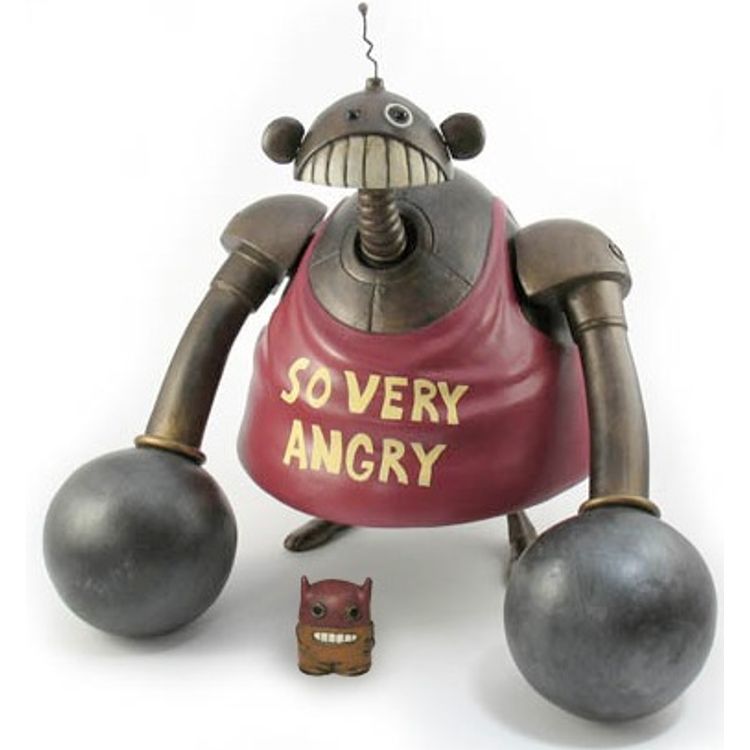 Angry Clobber Monkey by Dave Pressler