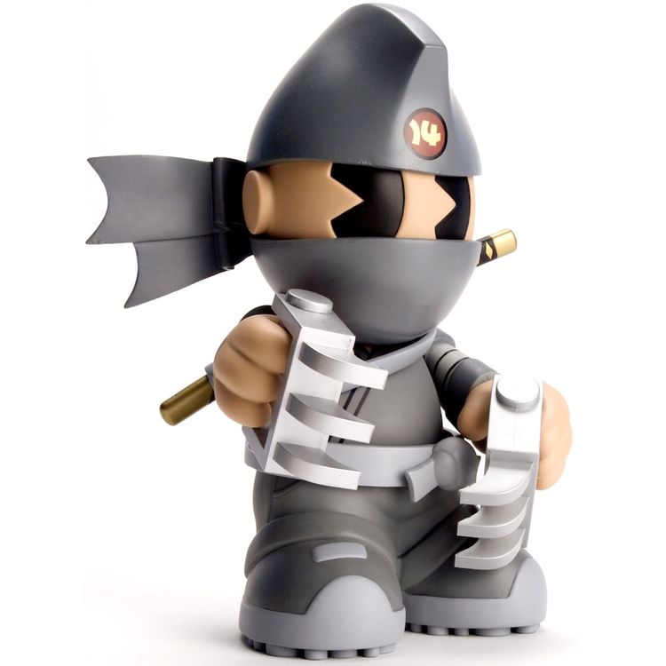 Haiiro Ninja [Kidrobot 14] by Huck Gee